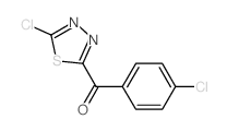 Methanone,(4-chlorophenyl)(5-chloro-1,3,4-thiadiazol-2-yl)- picture