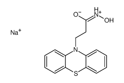 sodium,N-oxido-3-phenothiazin-10-ylpropanamide Structure