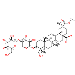 商陆皂苷丙结构式