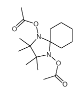 (4-acetyloxy-2,2,3,3-tetramethyl-1,4-diazaspiro[4.5]decan-1-yl) acetate Structure