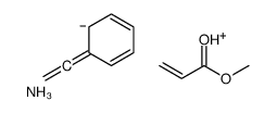 azanium,ethenylbenzene,methyl prop-2-enoate Structure