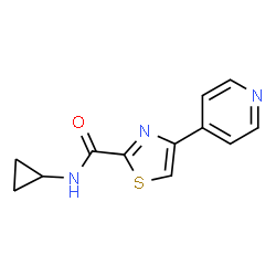 2-Thiazolecarboxamide,N-cyclopropyl-4-(4-pyridinyl)-(9CI) picture