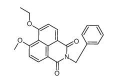 2-benzyl-6-ethoxy-7-methoxybenzo[de]isoquinoline-1,3-dione结构式