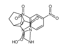 N-[3-(2,4-Dinitrophenyl)ureido]-7-oxabicyclo[2.2.1]heptane-2,3-dicarbimide structure