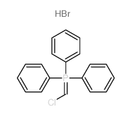 Phosphorane,(chloromethylene)triphenyl-, hydrobromide (8CI) Structure