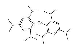 bis(2,4,6-triisopropylphenyl) telluride Structure