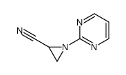 2-Aziridinecarbonitrile, 1-(2-pyrimidinyl)- (9CI)结构式