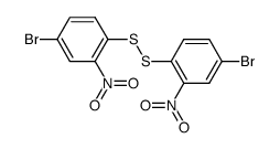 bis-(4-bromo-2-nitro-phenyl)-disulfide Structure