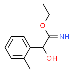 Benzeneethanimidic acid,-alpha--hydroxy-2-methyl-,ethyl ester (9CI)结构式