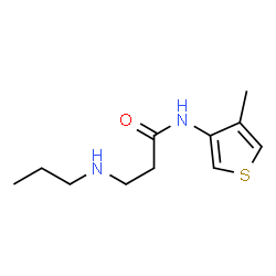 Propionamide, N-(4-methyl-3-thienyl)-3-(propylamino)- (8CI)结构式