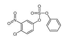 (4-chloro-3-nitrophenyl) phenyl sulfate结构式