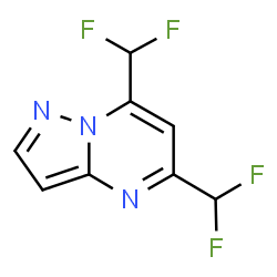 5,7-Bis-difluoromethyl-pyrazolo[1,5-a]pyrimidine- structure