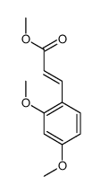 methyl 3-(2,4-dimethoxyphenyl)prop-2-enoate结构式