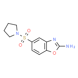 5-(PYRROLIDIN-1-YLSULFONYL)-1,3-BENZOXAZOL-2-AMINE picture