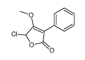 5-chloro-4-methoxy-3-phenyl-2(5H)-furanone Structure