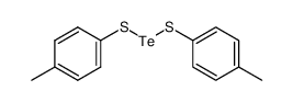 bis(p-tolylthio)tellurium Structure