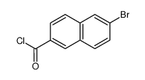 6-bromonaphthalene-2-carbonyl chloride结构式