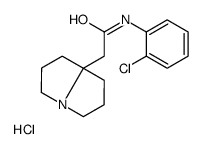 N-(2-chlorophenyl)-2-(1,2,3,5,6,7-hexahydropyrrolizin-8-yl)acetamide,hydrochloride结构式