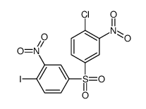 1-chloro-4-(4-iodo-3-nitrophenyl)sulfonyl-2-nitrobenzene Structure