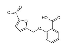 2-[(5-nitrofuran-2-yl)methoxy]benzoic acid结构式