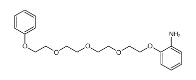 2-[2-[2-[2-(2-phenoxyethoxy)ethoxy]ethoxy]ethoxy]aniline Structure