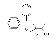 3-bromo-4-diphenylphosphoryl-3-methylbutan-2-ol Structure