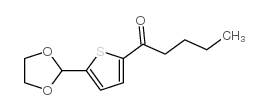 BUTYL 5-(1,3-DIOXOLAN-2-YL)-2-THIENYL KETONE结构式