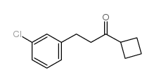 2-(3-CHLOROPHENYL)ETHYL CYCLOBUTYL KETONE图片