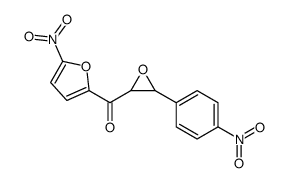 (5-nitrofuran-2-yl)-[3-(4-nitrophenyl)oxiran-2-yl]methanone Structure