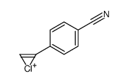 4-(1-chloroniacycloprop-2-en-2-yl)benzonitrile Structure