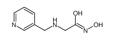 N-hydroxy-2-(pyridin-3-ylmethylamino)acetamide结构式