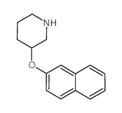 3-naphthalen-2-yloxypiperidine Structure