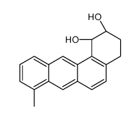 (1S,2S)-8-methyl-1,2,3,4-tetrahydrobenzo[a]anthracene-1,2-diol Structure