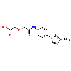 (2-{[4-(3-Methyl-1H-pyrazol-1-yl)phenyl]amino}-2-oxoethoxy)acetic acid picture