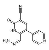 [3,4'-Bipyridine]-5-carbonitrile, 2-(hydrazonomethyl)-1,6-dihydro-6-oxo结构式