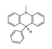 9-Deuterio-10-methyl-9-phenylacridan结构式