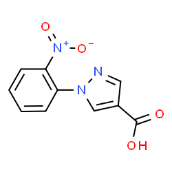 1-(2-Nitrophenyl)-1H-pyrazole-4-carboxylic acid structure