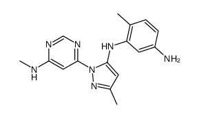 6-甲基-N1-(3-甲基-1-(6-(甲基氨基)嘧啶-4-基)-1H-吡唑-5-基)苯-1,3-二胺图片