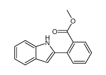 methyl 2-[1H-indol-2-yl]benzoate结构式