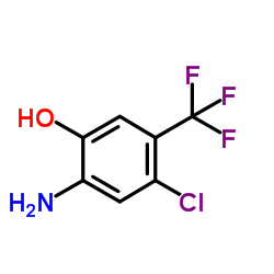 2-Amino-4-chloro-5-(trifluoromethyl)phenol Structure