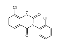 8-chloro-3-(2-chloro-phenyl)-1H-quinazoline-2,4-dione Structure