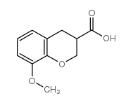 8-Methoxy-chroman-3-carboxylic acid Structure