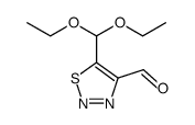 5-(diethoxymethyl)thiadiazole-4-carbaldehyde Structure