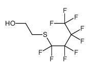 2-(1,1,2,2,3,3,4,4,4-nonafluorobutylsulfanyl)ethanol Structure