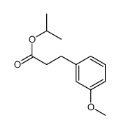 propan-2-yl 3-(3-methoxyphenyl)propanoate Structure