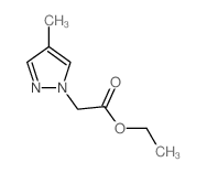 Ethyl (4-methyl-1H-pyrazol-1-yl)acetate结构式