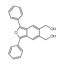 (1,3-diphenylisobenzofuran-5,6-diyl)dimethanol Structure