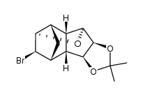 6-bromo-3,5-epoxy-1,2,3a,4,5,6,7,7a-octahydro-1,2-isopropylidenedioxy-4,7-methano-1H-indene Structure