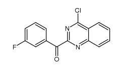 (4-chloroquinazolin-2-yl)(3-fluorophenyl)methanone结构式