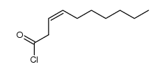 chloride of trans-3-decenoic acid Structure